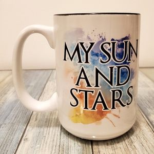 Sawdust & sarcasm " My sun and stars " coffee tea mug